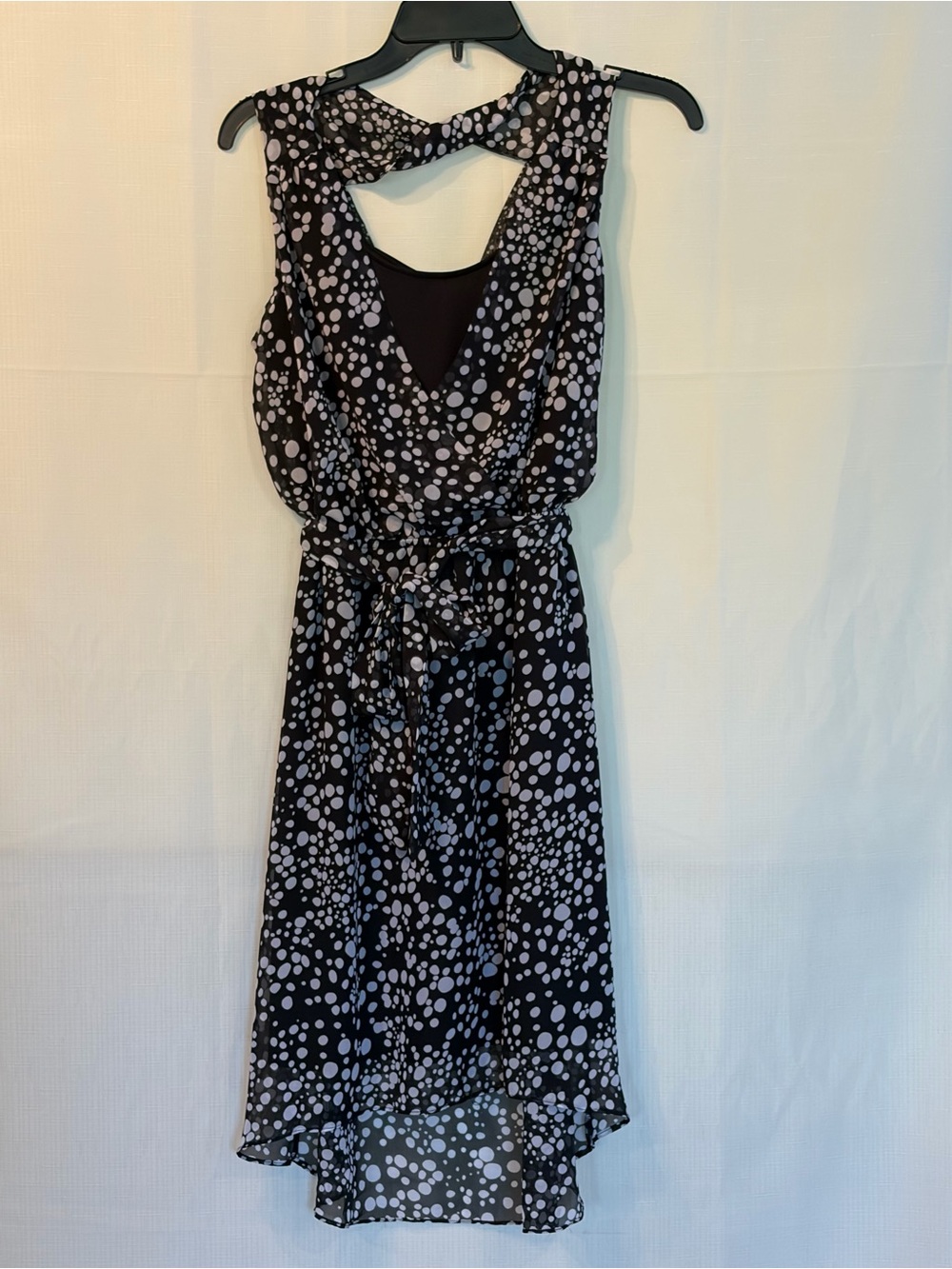 Cato Black and White Polka Dot Dress NWT